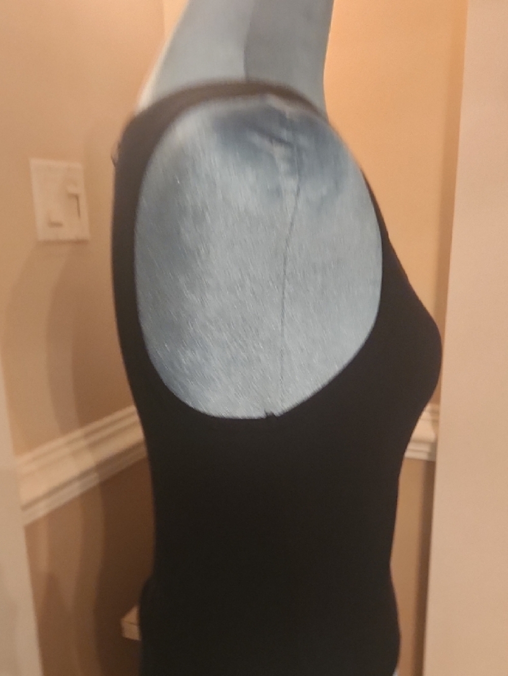 Juicy Couture Black Rhinestone Logo Ribbed Tank Xsmall - Picture 8 of 13